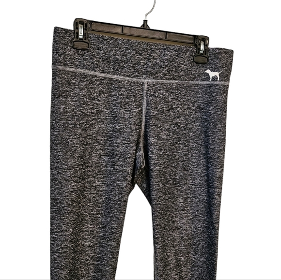 Victoria's Secret Pink Yoga Grey Athletic Leggings Full Length Size M - Picture 2 of 6